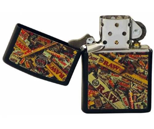 ZIPPO Raw Αναπτήρας - Mix Full Print - Τιμή: 64,90€