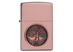 ZIPPO Αναπτήρας - 49638 Tree of Life Rose Gold