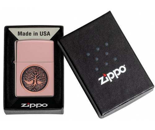 ZIPPO Αναπτήρας - 49638 Tree of Life Rose Gold -  Price: 59,90€