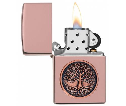ZIPPO Αναπτήρας - 49638 Tree of Life Rose Gold -  Price: 59,90€