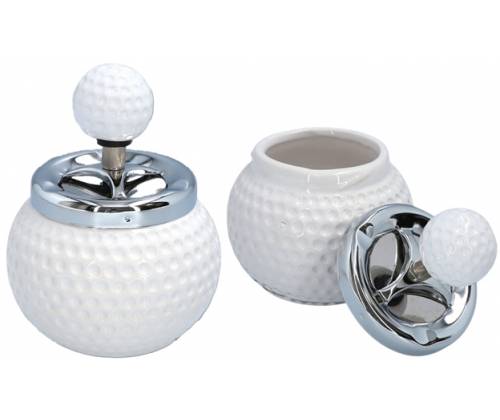 Ceramic ashtray Windproof Spin - Golf Design -  Price: 5,70€