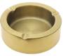 Metal Ashtray Gold - 12cm - Price: 4,70€