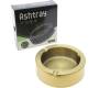 Metal Ashtray Gold - 12cm - Price: 4,70€