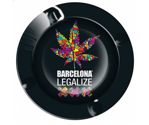 Legalize Μεταλλικό Τασάκι - Σχέδιο Barcelona Leaf - Τιμή: 2,40€