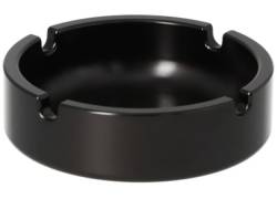 Metal Ashtray Pure Black - 10cm