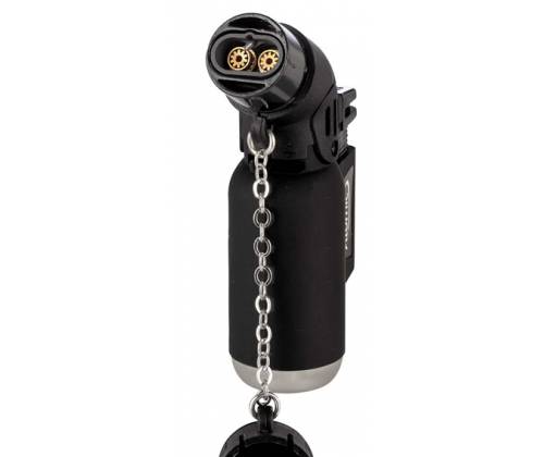 Atomic Αναπτήρας Αντιανεμικός - Double Jet Flame Tankboy Μαύρο - Τιμή: 2,90€