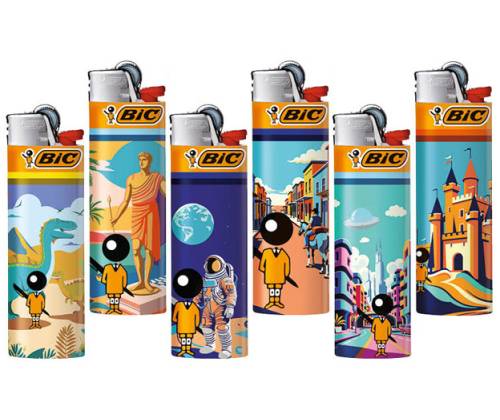 Bic Maxi Flint Lighter - Big Bic Boy in All Times - Price: 1,30€