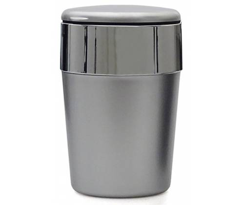 Champ Car Ashtray With LED Light - Silver 11.5cm -  Price: 7,40€