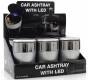 Champ Car Ashtray With LED Light - Black 11.5cm -  Price: 7,40€