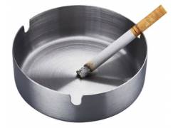 Champ Metal Round Ashtray Metal Ashtray - 8cm