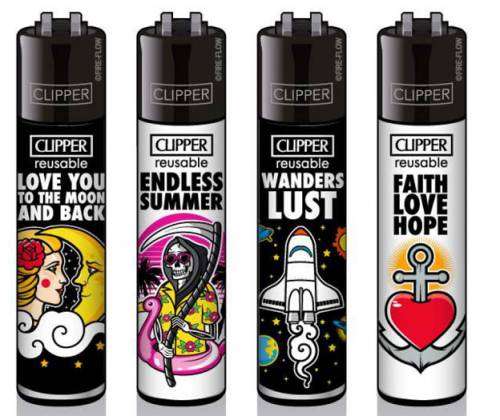 Clipper Αναπτήρας Μεγάλος - Slogan #45 - Τιμή: 1,40€