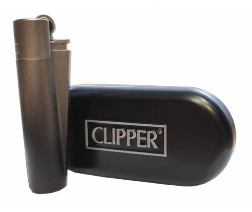 Clipper Αναπτήρας Μεταλλικός Μεγάλος - Black Gradient Metal - Τιμή: 8,90€