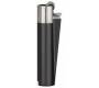 Clipper Αναπτήρας Μεταλλικός Μεγάλος - Black & Silver Metal - Τιμή: 8,90€