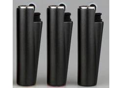 Μεταλλική Θήκη με Αναπτήρα Clipper Μικρό - Electric Carbon