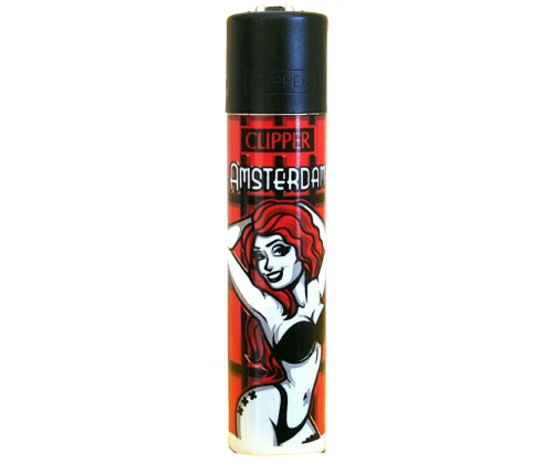 Clipper Αναπτήρας Μεγάλος - Amsterdam Red Light - Τιμή: 1,10€