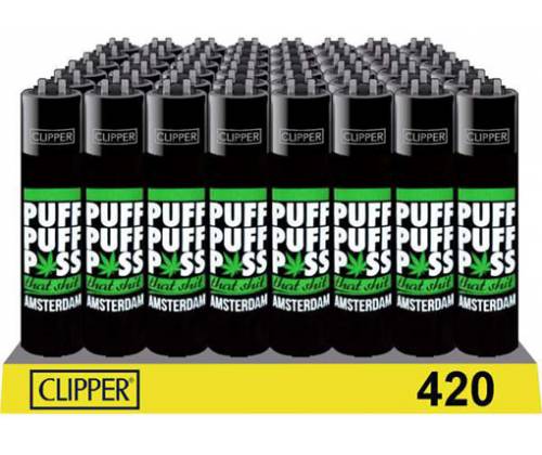 Clipper Αναπτήρας Μεγάλος - Puff Puff Pass - Τιμή: 1,10€