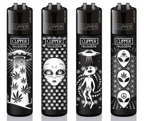 Clipper Αναπτήρας Μεγάλος - 420 Aliens - Τιμή: 1,30€