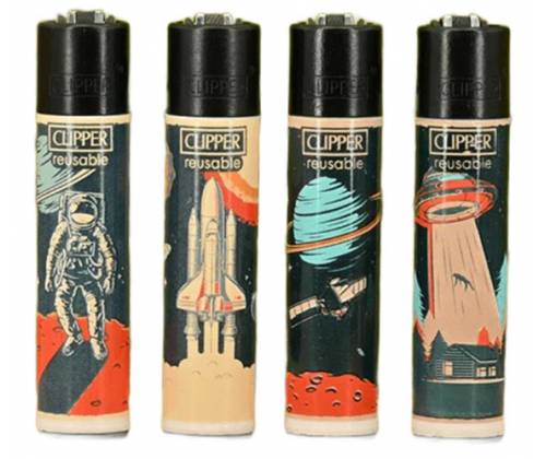 Clipper Αναπτήρας Μεγάλος - Space -  Price: 1,30€