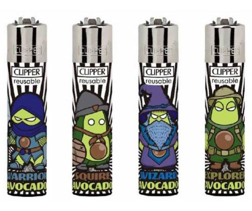 Clipper Αναπτήρας Μεγάλος - Avocados Legend - Τιμή: 1,30€