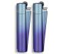 Clipper Αναπτήρας Μεταλλικός Μεγάλος - Blue / Purple Gradient Metal - Τιμή: 9,50€