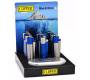 Clipper Αναπτήρας Μεταλλικός Μεγάλος - Blue & Silver Metal - Τιμή: 9,50€