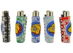 Θήκη Clipper The Bulldog από Καουτσούκ 3D με Αναπτήρα Clipper Μεγάλο - Text