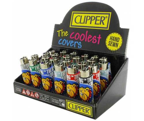 Θήκη Clipper The Bulldog από Καουτσούκ 3D με Αναπτήρα Clipper Μεγάλο - Text - Τιμή: 3,40€