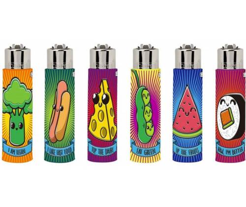 Θήκη Clipper από Καουτσούκ 3D με Αναπτήρα Clipper Μεγάλο - Foodie -  Price: 2,80€