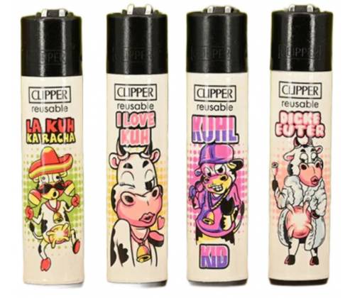 Clipper Αναπτήρας Μεγάλος - Cow - Τιμή: 1,40€