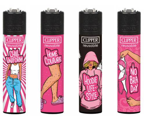 Clipper Αναπτήρας Μεγάλος - Pink Cozy - Τιμή: 1,30€