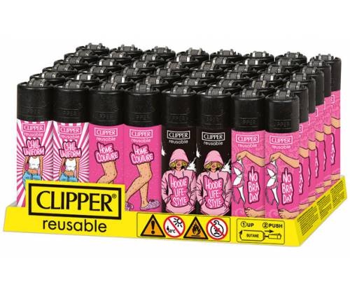 Clipper Αναπτήρας Μεγάλος - Pink Cozy - Τιμή: 1,30€