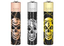 Clipper Αναπτήρας Μεταλλικός Μεγάλος - Deadly Chains Metal