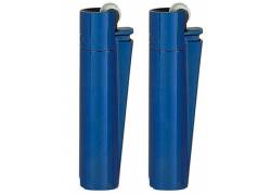 Clipper Αναπτήρας Μεταλλικός Μεγάλος - Deep Blue Metal