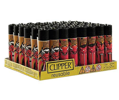 Clipper Αναπτήρας Μεγάλος - Pure Demon - Τιμή: 1,40€