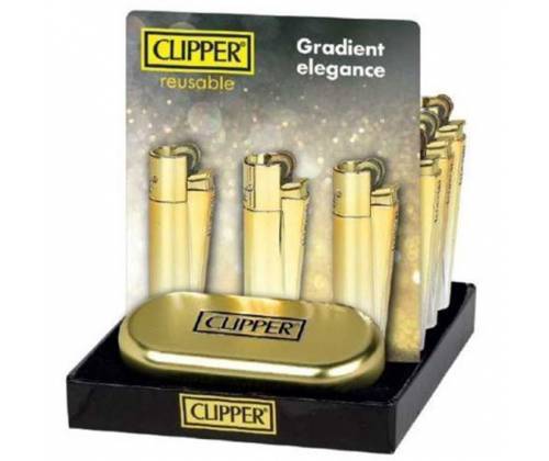 Clipper Αναπτήρας Μεταλλικός Μεγάλος - Elegance Gradient Metal - Τιμή: 11,00€