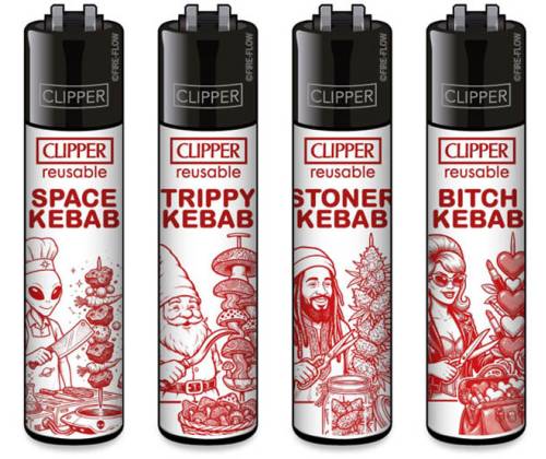 Clipper Lighter Large - FFX Kebab (Special Edition 18+) - Price: 1,90€