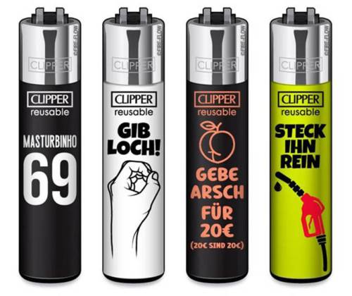 Clipper Αναπτήρας Μεγάλος - FFX Sex Quotes (Ειδική έκδοση 18+) - Τιμή: 1,90€