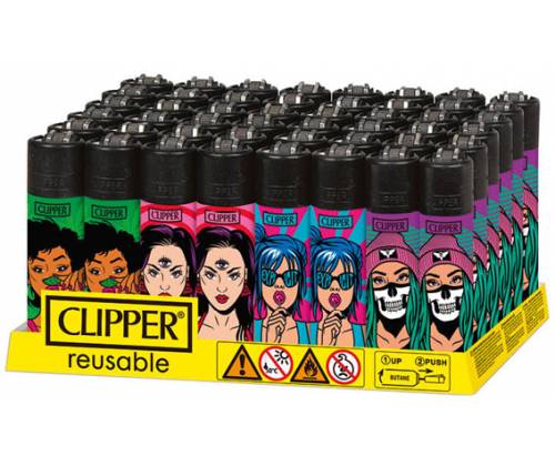 Clipper Αναπτήρας Μεγάλος - Girls - Τιμή: 1,30€