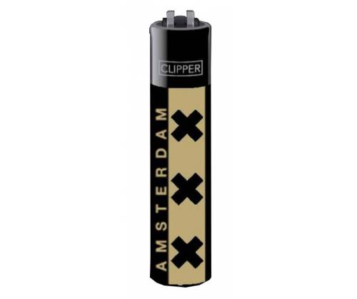 Αναπτήρας Πέτρας Clipper Μεγάλος - Amsterdam XXX Gold - Τιμή: 1,30€
