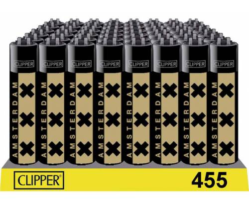 Αναπτήρας Πέτρας Clipper Μεγάλος - Amsterdam XXX Gold - Τιμή: 1,30€