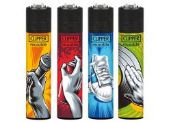 Clipper Αναπτήρας Μεγάλος - Hip Hop Elements