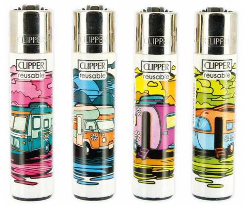 Clipper Lighter Large - Hippie Van -  Price: 1,30€