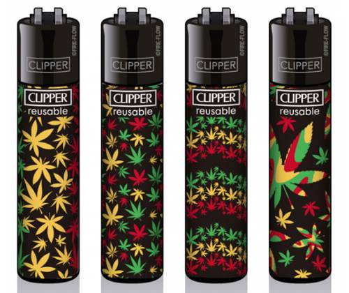 Clipper Αναπτήρας Μεγάλος - Jamaican Leaf -  Price: 1,20€