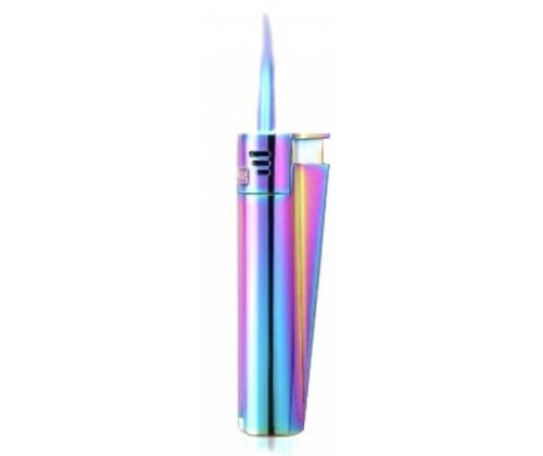Clipper Αναπτήρας Μεταλλικός Αντιανεμικός Jet Flame - Rainbow Metal - Τιμή: 12,90€