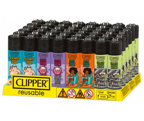 Clipper Αναπτήρας Μεγάλος - Lockdown Mood - Τιμή: 1,30€