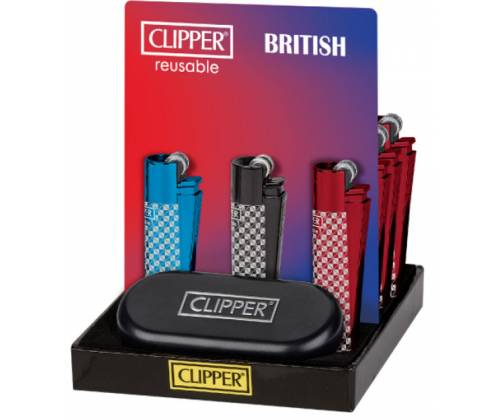 Clipper Αναπτήρας Μεταλλικός Μεγάλος - British Metal - Τιμή: 13,50€