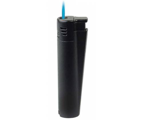 Clipper Αναπτήρας Μεταλλικός Αντιανεμικός Jet Flame - Black Matt Metal - Τιμή: 12,90€