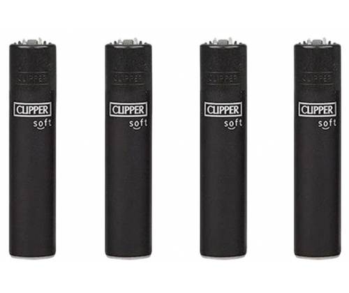 Clipper Αναπτήρας Μικρός Μαύρος - Soft Black Mini - Τιμή: 1,15€