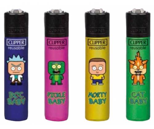 Clipper Αναπτήρας Μεγάλος - Morties Babies - Τιμή: 1,50€