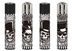 Clipper Αναπτήρας Μεγάλος - Party Skulls